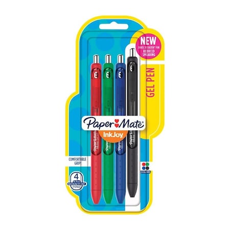 Sharpie Paper Mate Ink Joy Assorted Retractable Gel Pen 4 pk 1956278